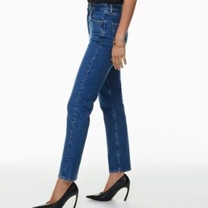 Re/Done Like New - Stovepipe Comfort Stretch High Rise Jeans - Size 25